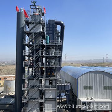 Optimized design, high efficiency asphalt mixing plant